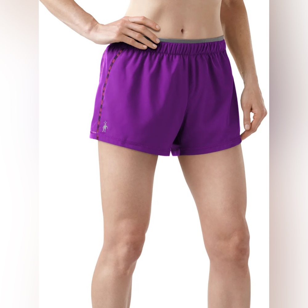 Smartwool PHD Run active wear Short, XS in liberty purple